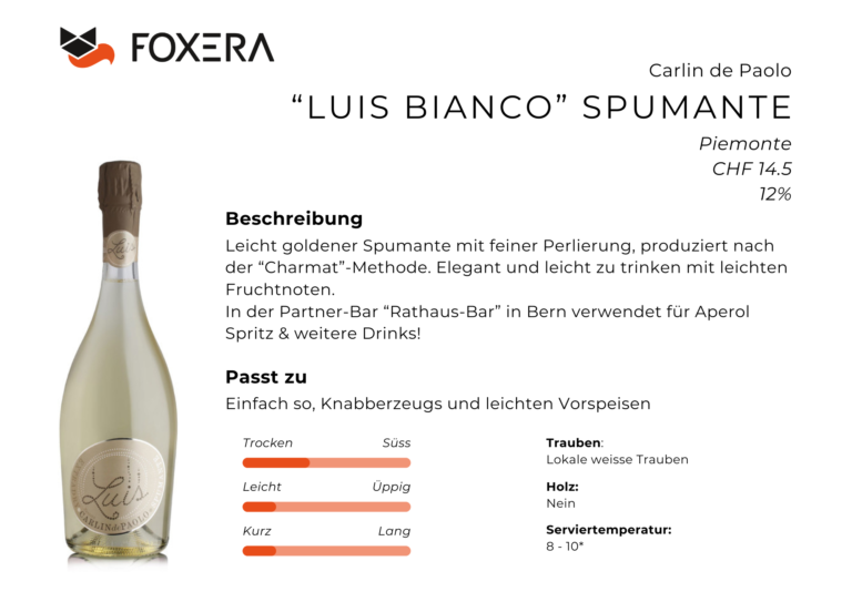 CdP - Luis Bianco Spumante